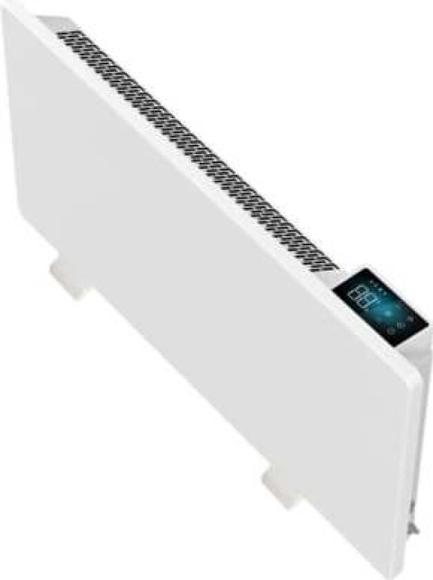 140.21.0750.2, Elektrisk konvektor-romvarmer, IP24, Innendørs, Gulv, Vegg, Hvit, LED
