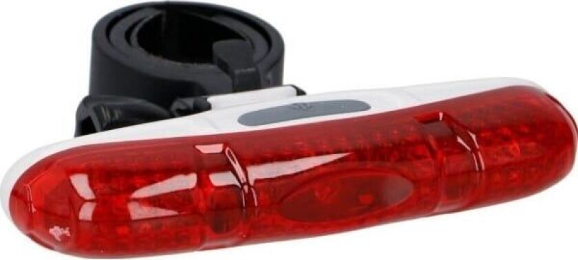 Sykkellykt bak 5 LED