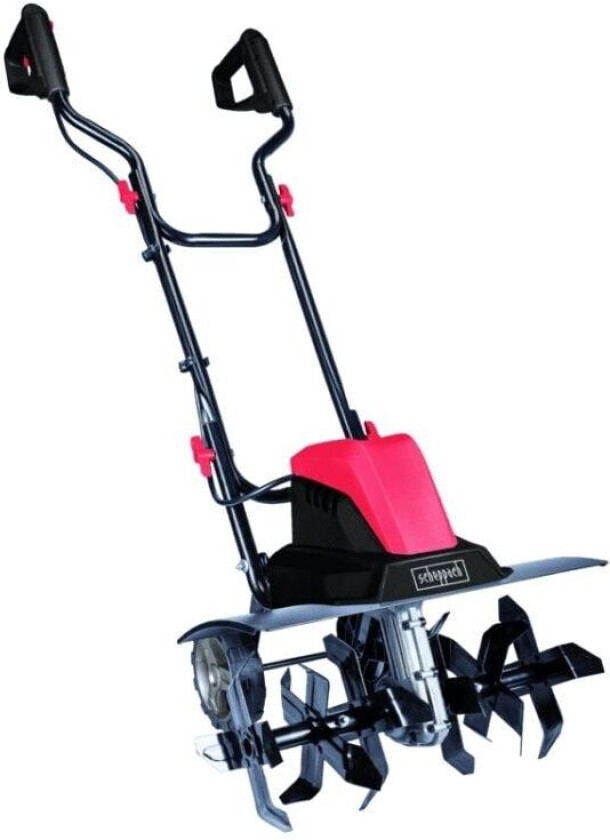 Scheppach MTE460, 45 cm, 22 cm, Sort, Sort, 2 hjul, Sort, Rød