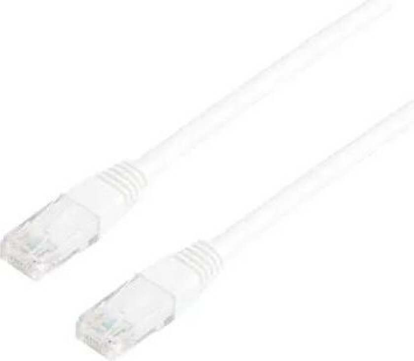 Nettverkskabel Lszh Rj-45 Rj-45 Cat 5e 10m Hvit