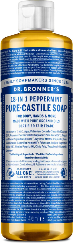 Magic Soaps Peppermint, 475 ml Bad- & Dusjkrem