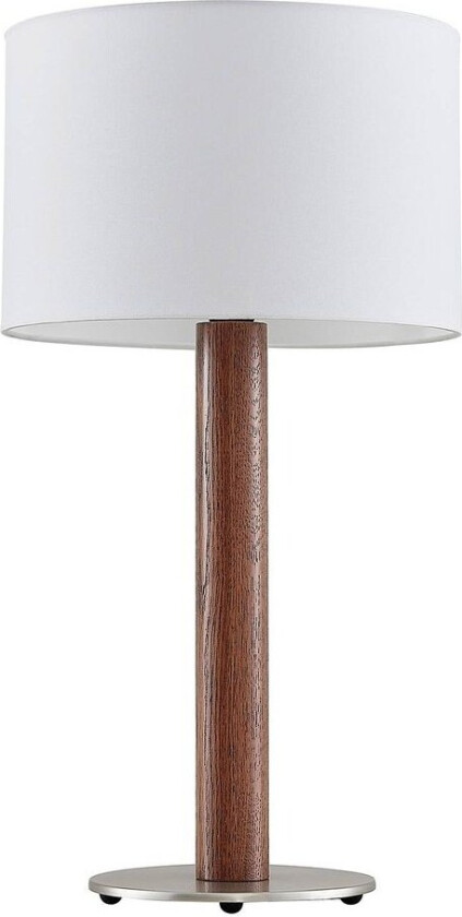 Larkira stoff-bordlampe, rund, 32 cm