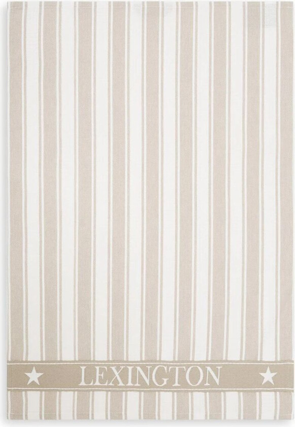 Icons Waffle Striped kjøkkenhåndkle 50x70 cm Beige-white