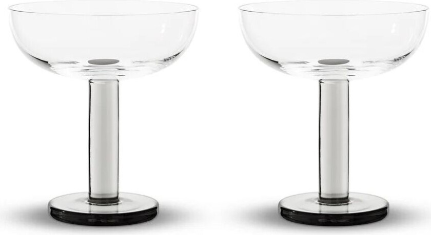 Puck coupeglass 17,5 cl 2-pakning Clear