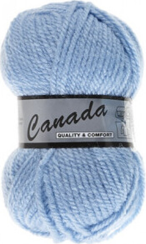 Lammy Canada Garn Unicolour 011 Baby Blå