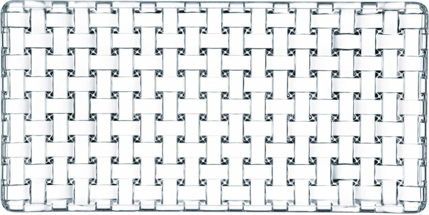 Bossa Nova tallerken 14x28 cm Klar