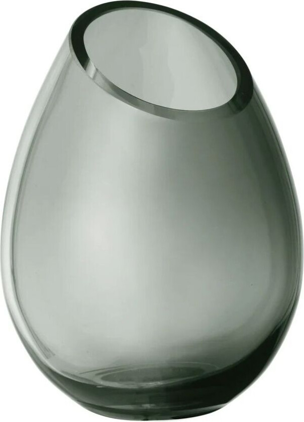 Drop vase liten Smoke
