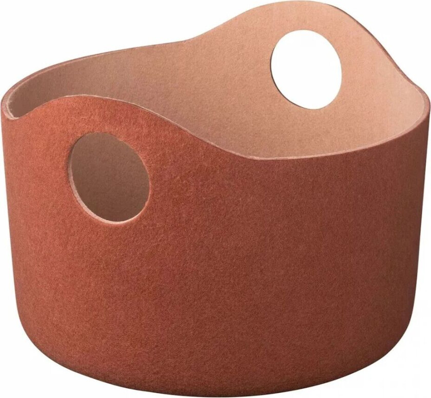 Tiggy oppbevaringskurv pledd S Ø 42,5 cm Rustic brown-tan