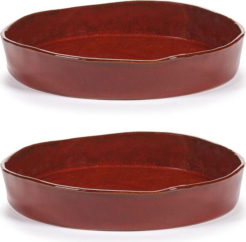 La Mère dyp tallerken S Ø20 cm 2-pakn. Venetian red