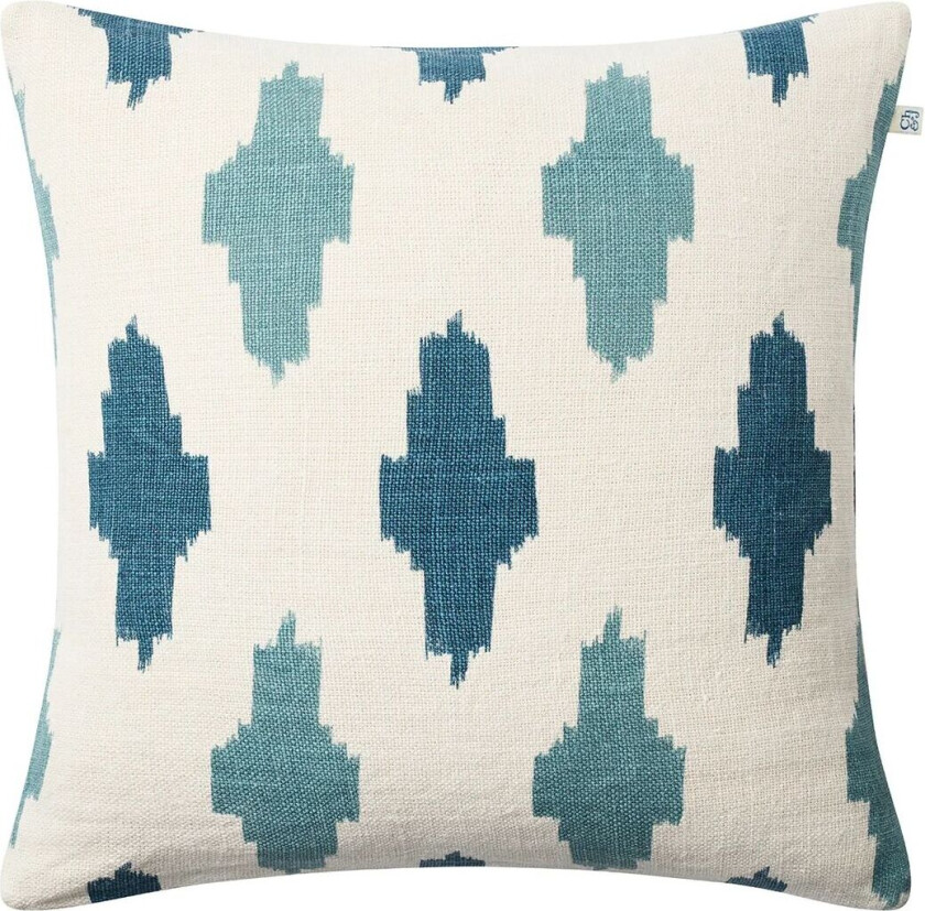 Ikat Agra putetrekk 50 x 50 cm Heaven blue-palace blue