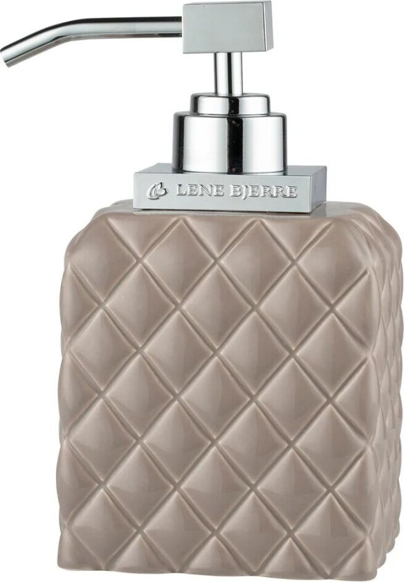 Portia såpedispenser Brun-sølv