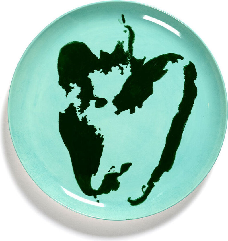 Feast Plate / Azure Pepper Green