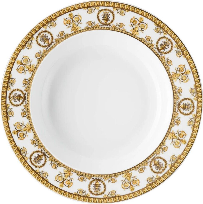 I love Baroque dyp tallerken Bianco