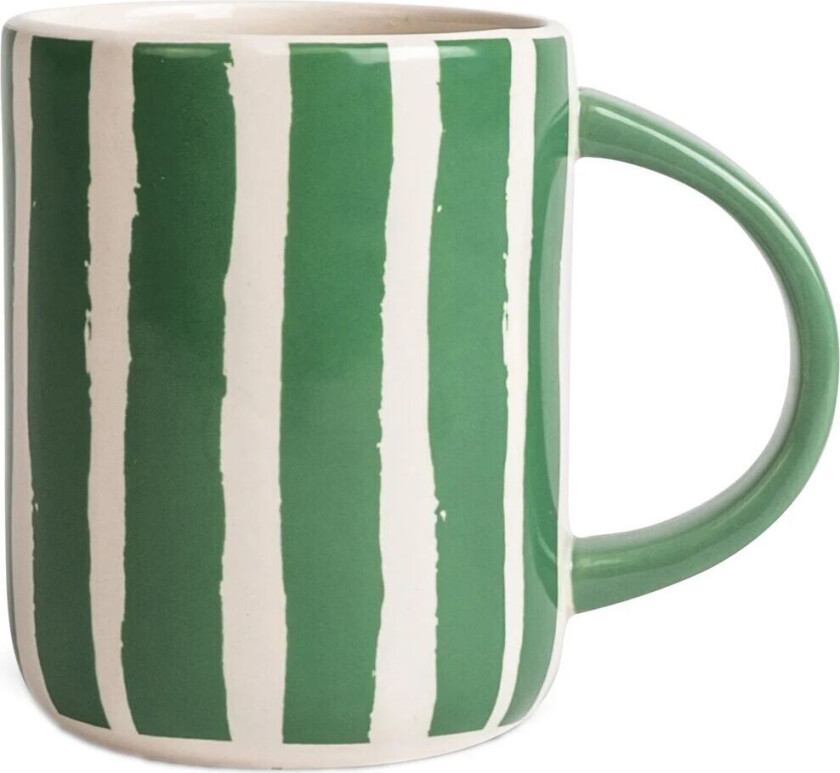 Liz kopp stripe 28 cl Grønn-hvit