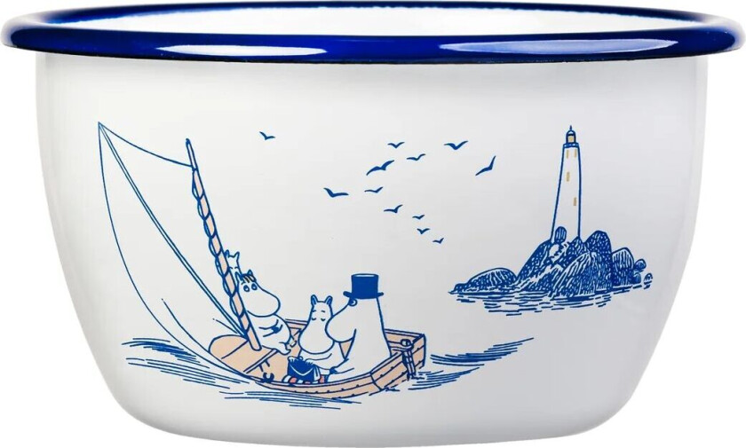 Moomin emaljeskål 60 cl Sailors