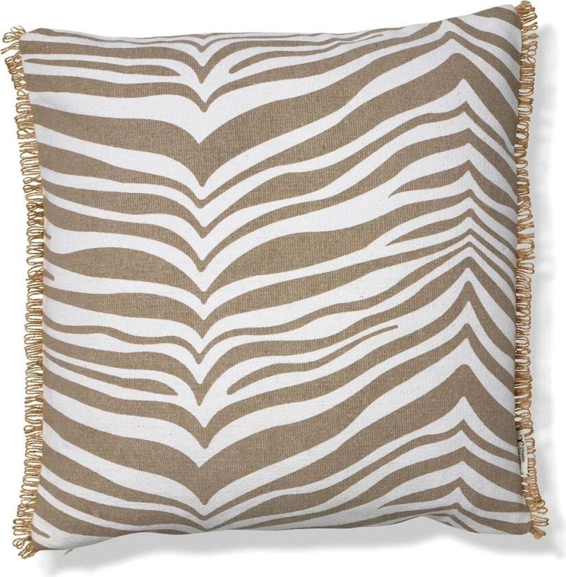 Bilde av Zebra pute 50x50 cm Simply taupe