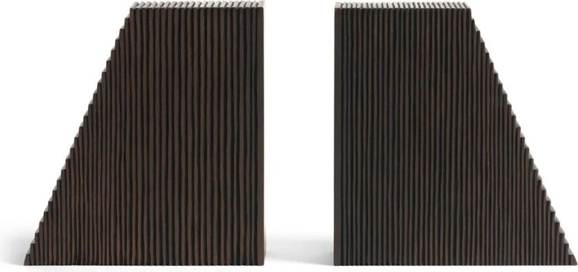 Bilde av Grooves bokstøtte 2-pakning Mahogny dark brown