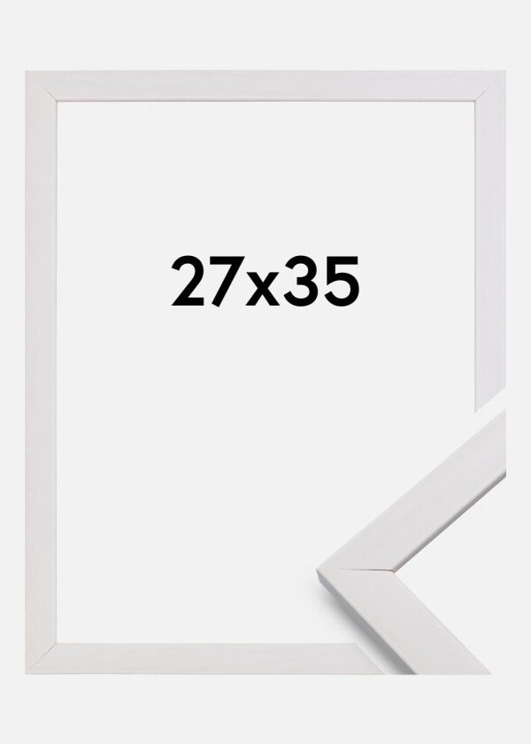 Ramme Stilren Akrylglass Hvit 27x35 Cm