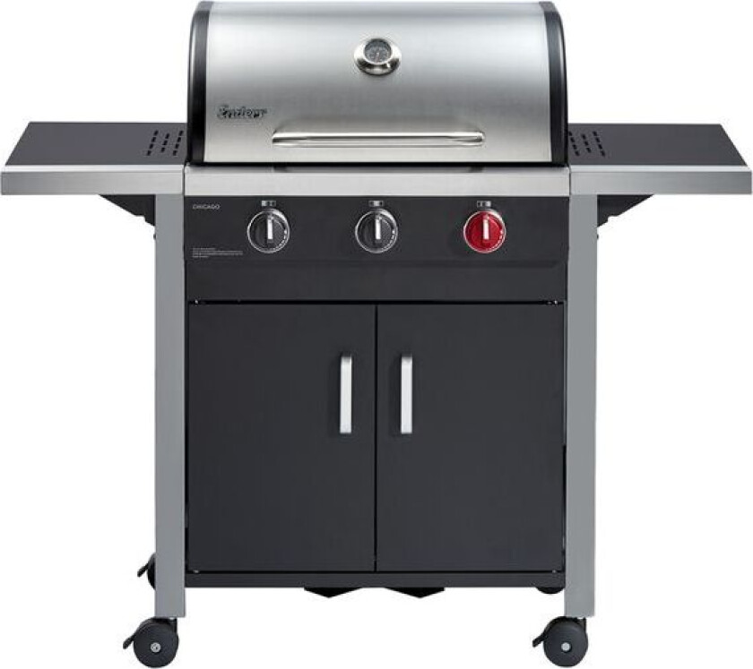 Chicago 3r Turbo gassgrill 3 Brennere, 2 Hyl 210004