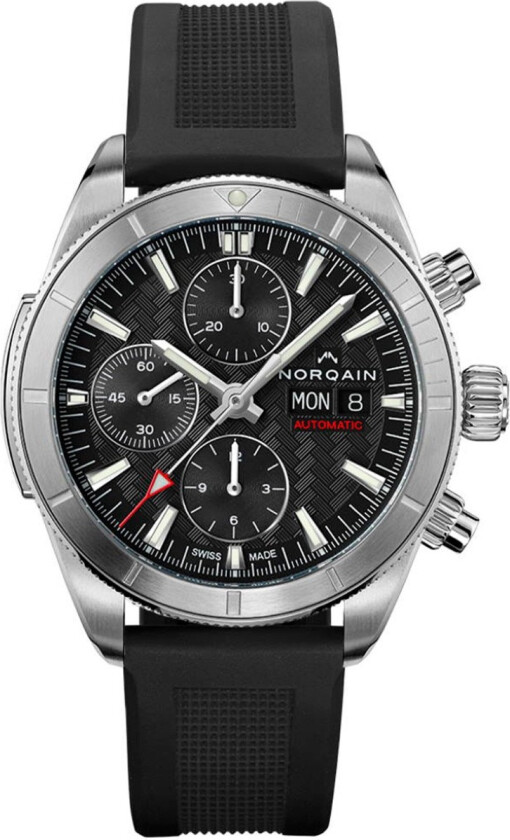 Adventure Sport Chrono 41mm N1500SIC/B151/15BR.18S - Automatisk - Sølv - Herreklokker - Silikon - Safir