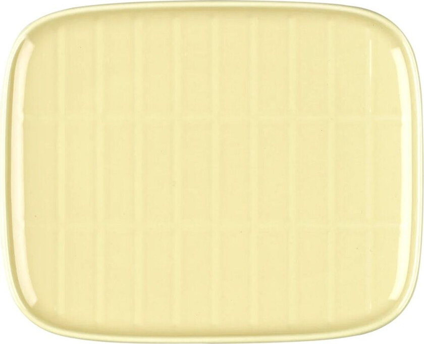 Tiiliskivi tallerken 12 x 15 cm Butter yellow