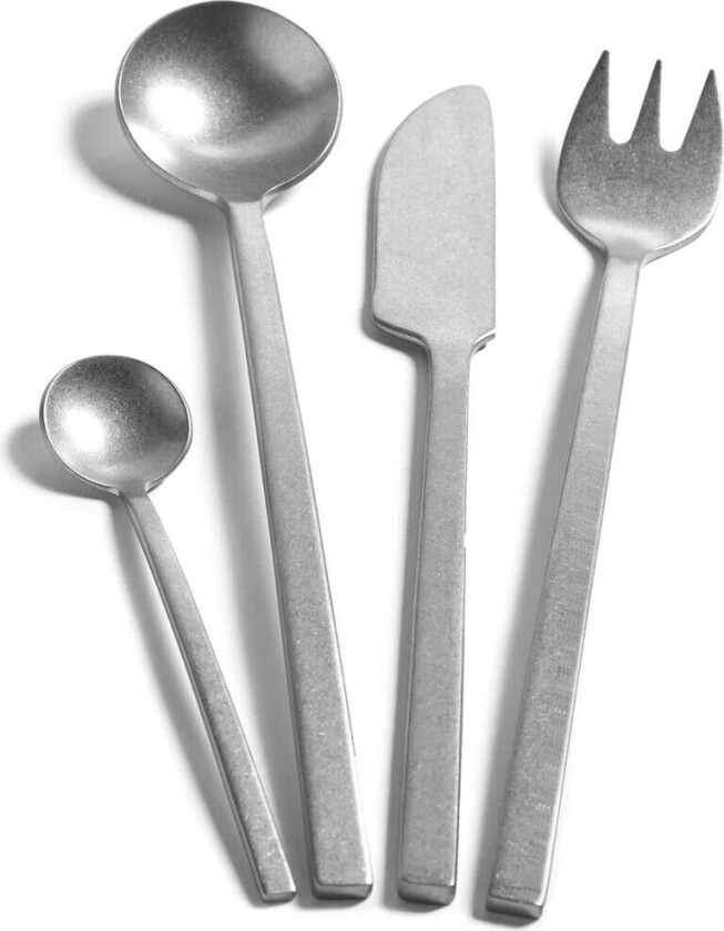 La Mère bestikksett 24 deler Steel grey