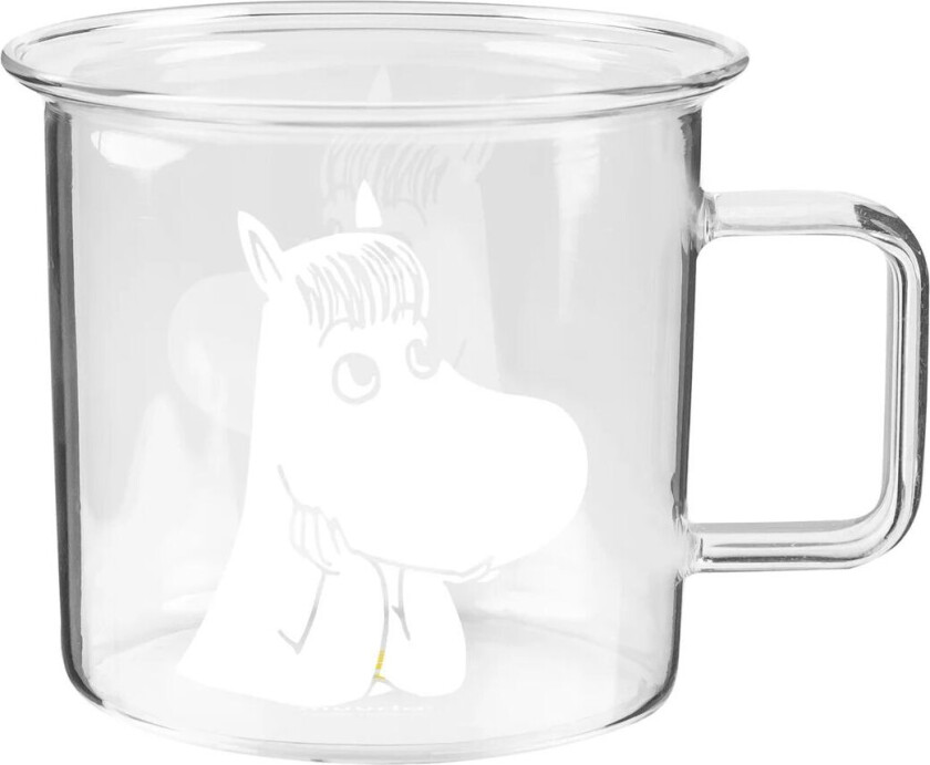 Moomin glasskopper klar 35 cl Snorkmaiden