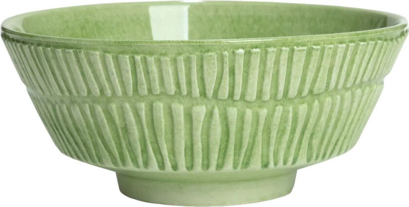Stripes skål Ø15 cm Grønn