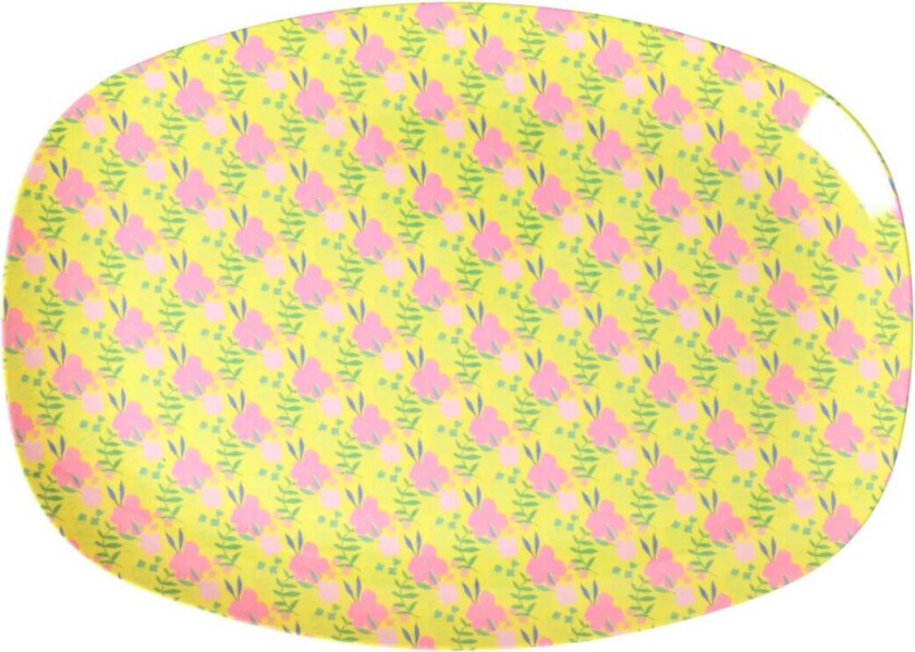 Rice melamintallerken 22x30 cm Sunny days