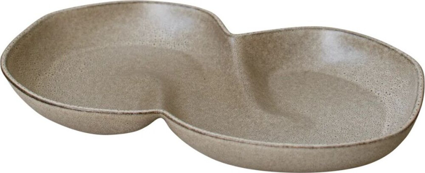 Bun serveringsfat 18 x 30 cm Beige