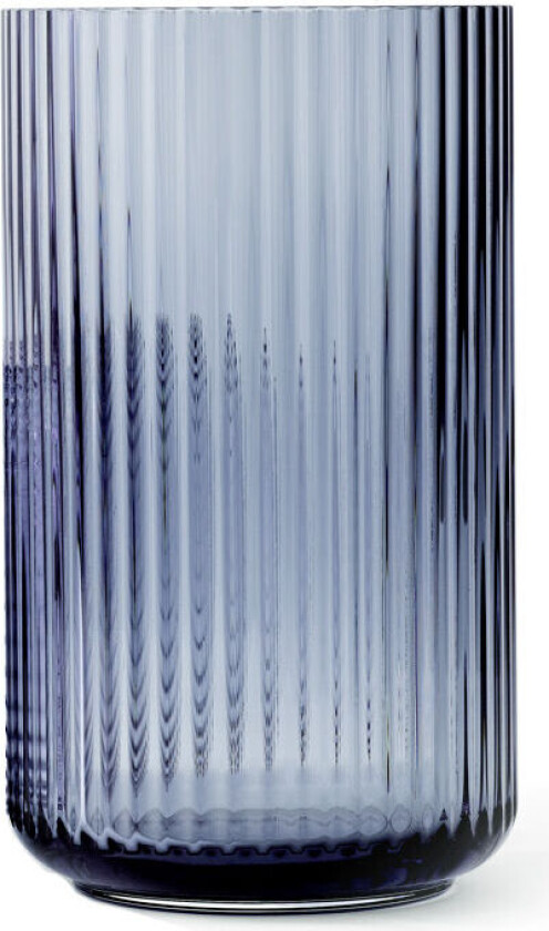 Lyngby vase glass midnattsblå 31 cm