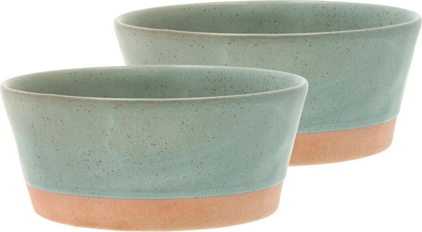 Evig skål Ø 15 cm 2-pakning Grønn