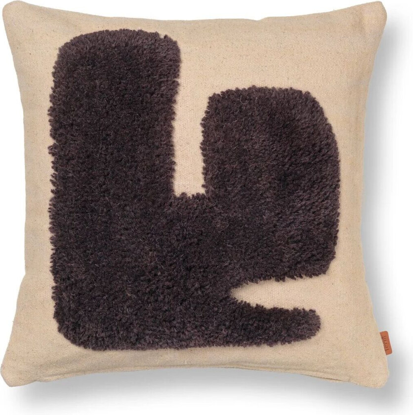 Lay pute 50 x 50 cm Sand / Dark Brown