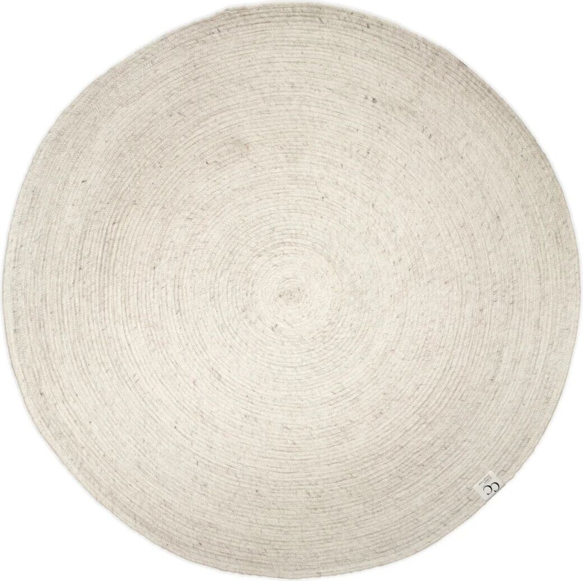 Bilde av Merino ullteppe rund Ø200 cm Hvit
