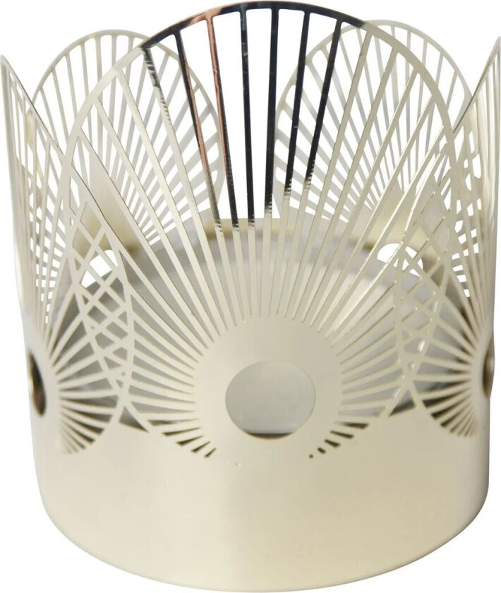 Sun lyslykt medium Ø 6,5 cm Gull
