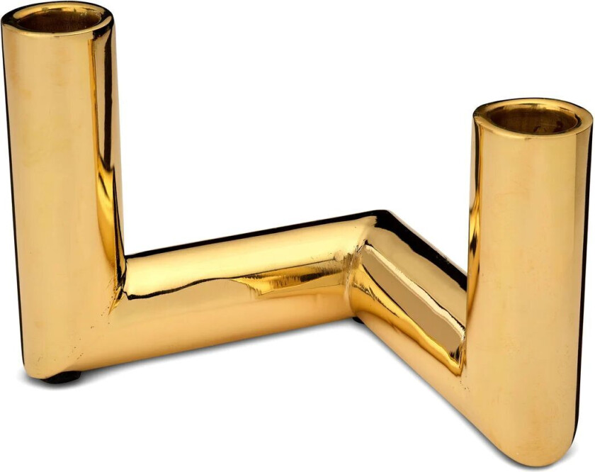 Pipe lysestake 11 cm Messing