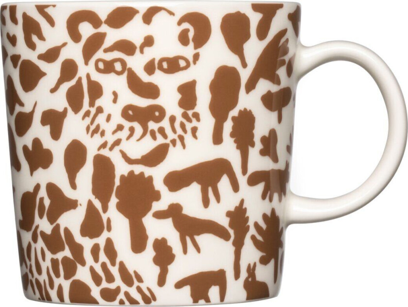 iittala Oiva Toikka Cheetah kopp 30 cl Brun