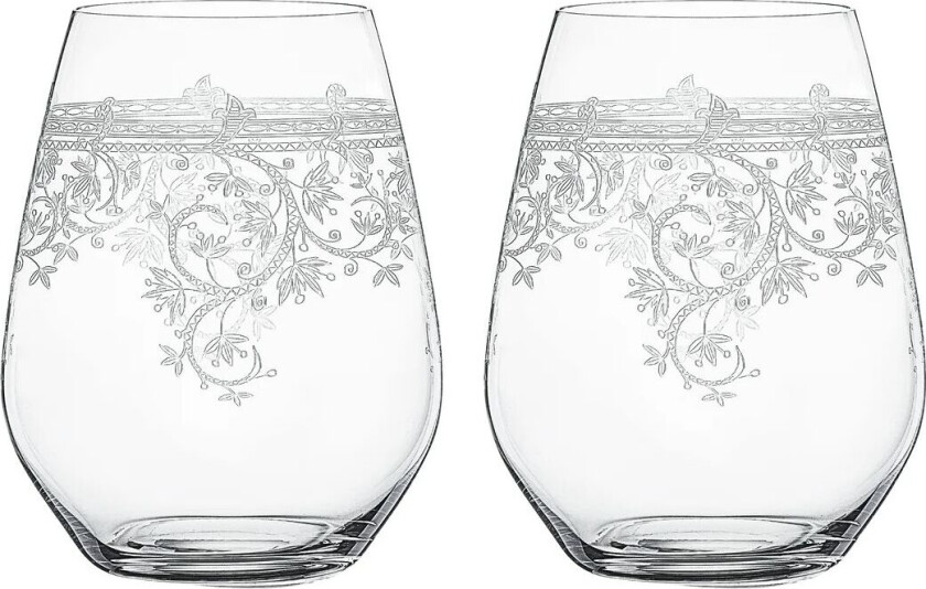 Arabesque tumblerglass 46 cl 2-pakning Klar