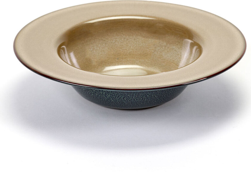 Terres de Rêves dyp tallerken 21,3 cm Misty grey-dark blue