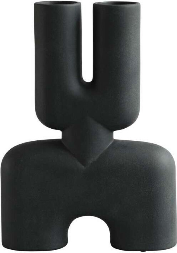 Cobra Double Medio vase 34 x 47 cm Svart