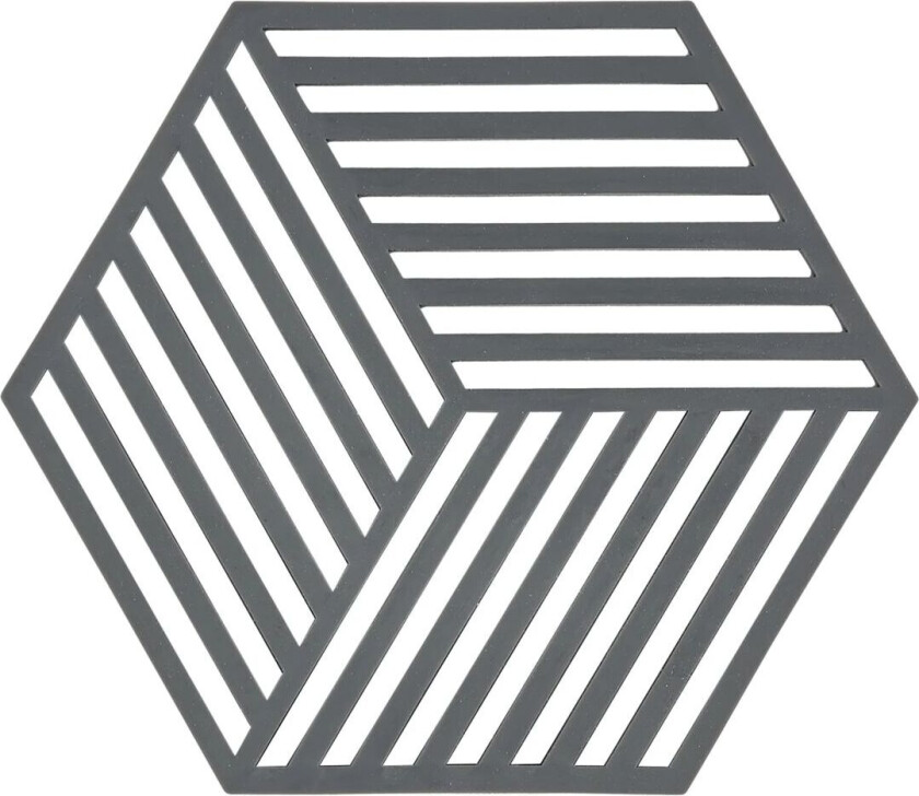 Hexagon gryteunderlag cool grey