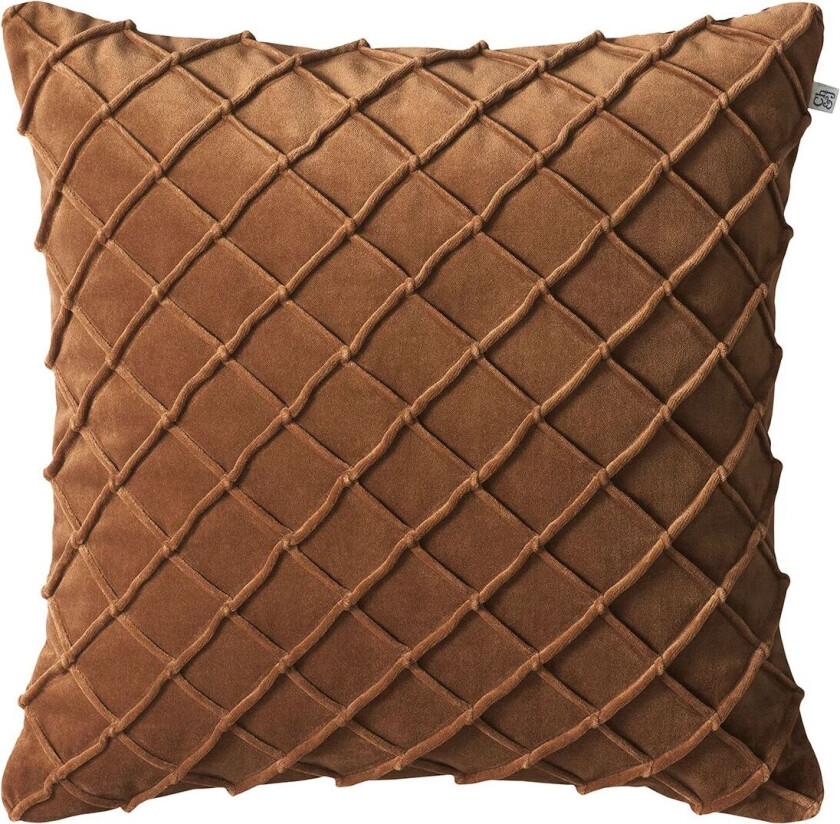 Deva putetrekk 50 x 50 cm Cognac