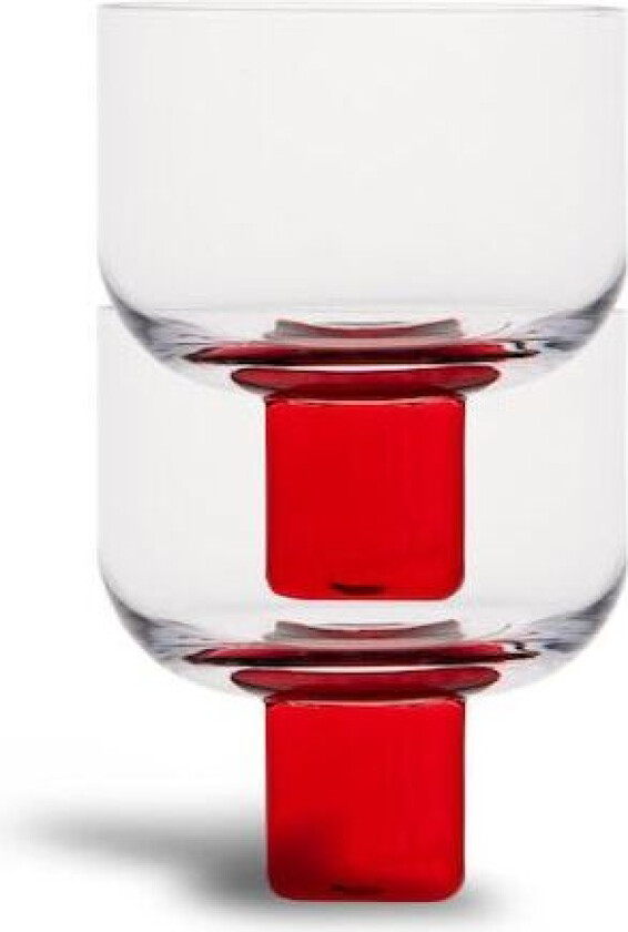 Victoria glass 35 cl 2-pakning Rød-klar