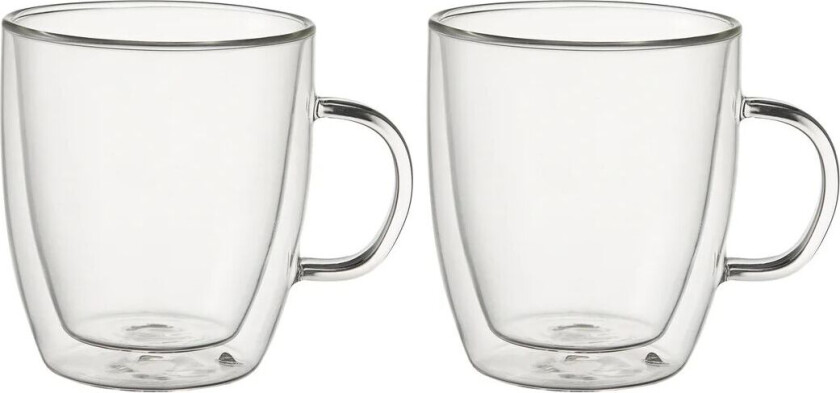 Kirk kaffekopp med doble vegger 24 cl 2-pakning Glass