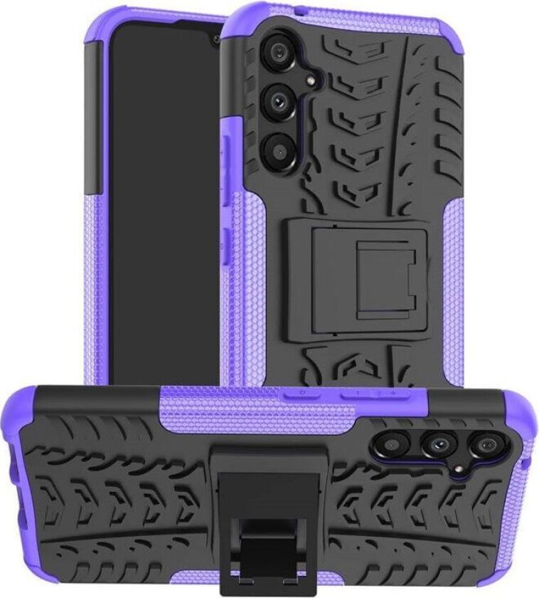 Støtsikker deksel med stativ Samsung Galaxy A35 - Lilla