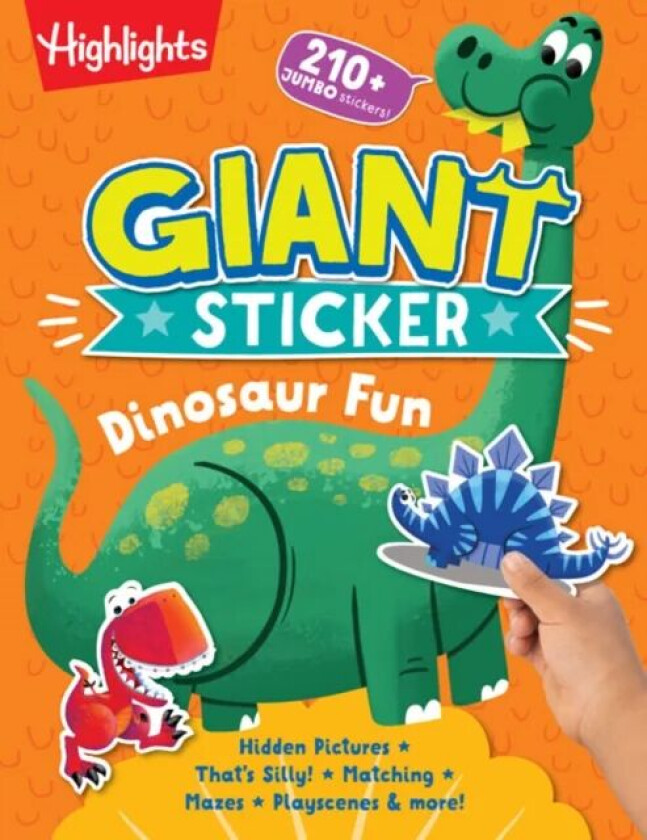 Giant Sticker Dinosaur Fun av Highlights