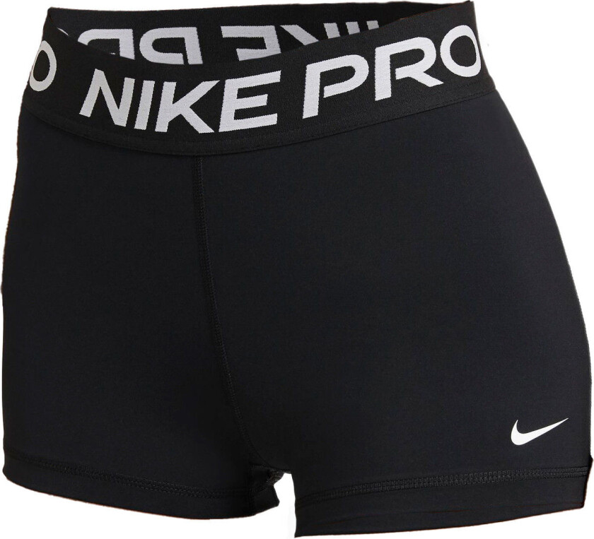 Pro 365 Short 3in, treningsshorts dame BLACK/WHITE