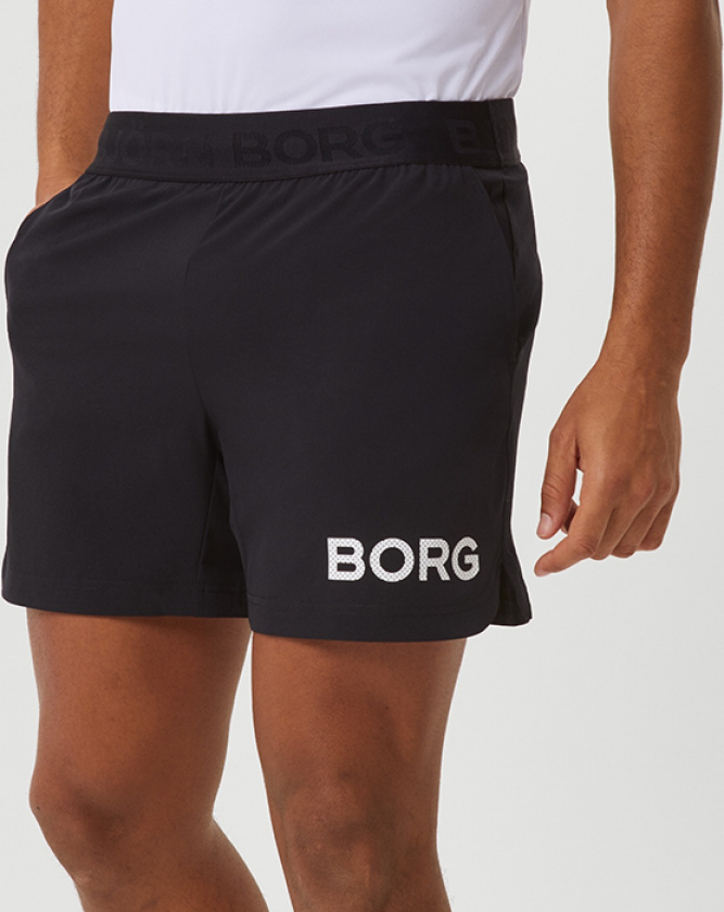 Men's Borg Short Shorts Black Beauty M, Black Beauty
