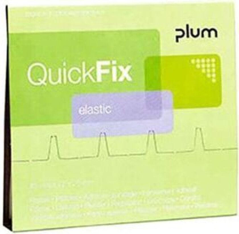 QuickFix Elastic Long Plaster refill, 30 stk