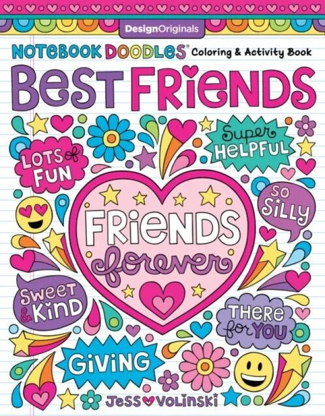 Notebook Doodles Best Friends av Jess Volinksi